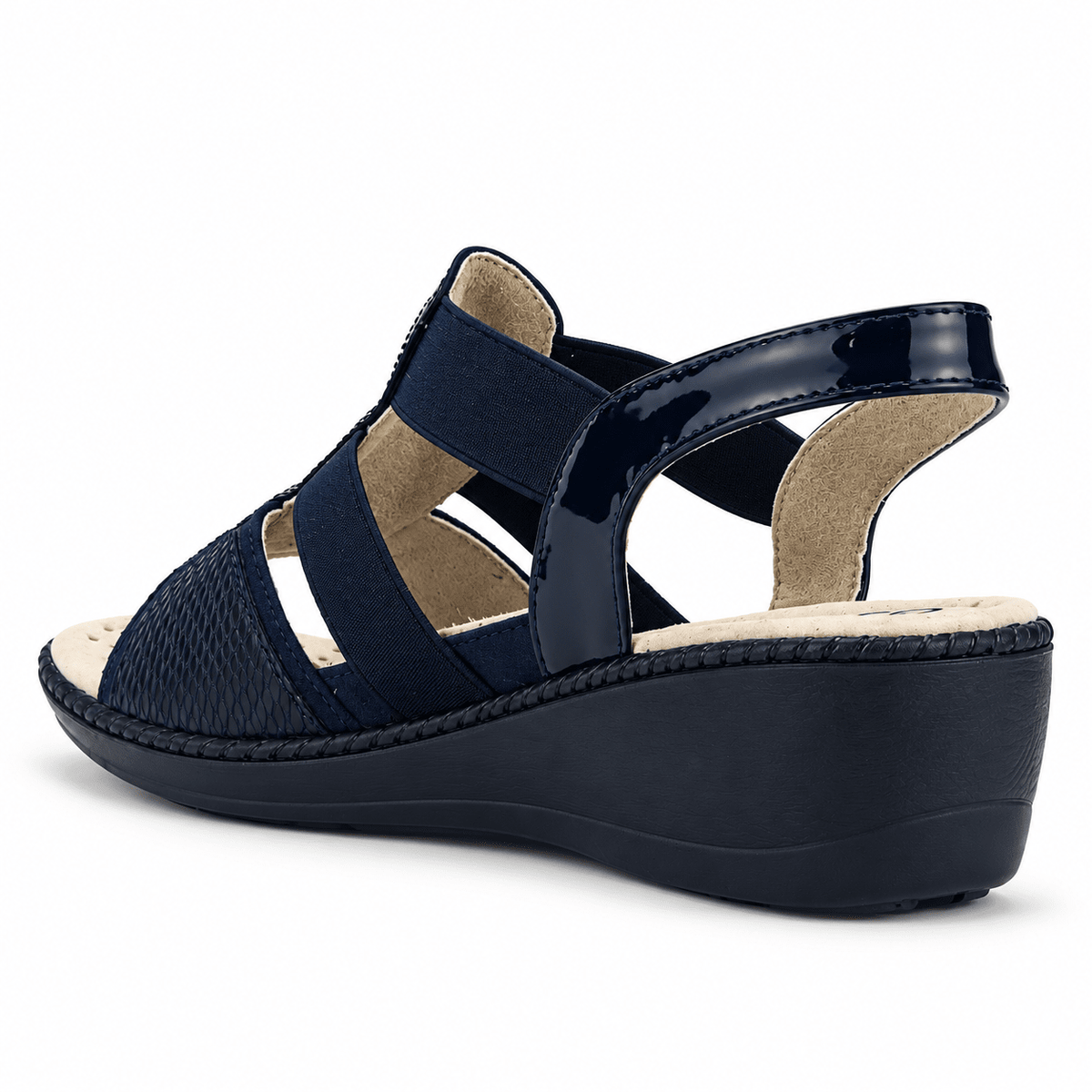 Sandalia Chalada Mujer Lupe-4 Azul Marino Casual Sandalias Chalada 