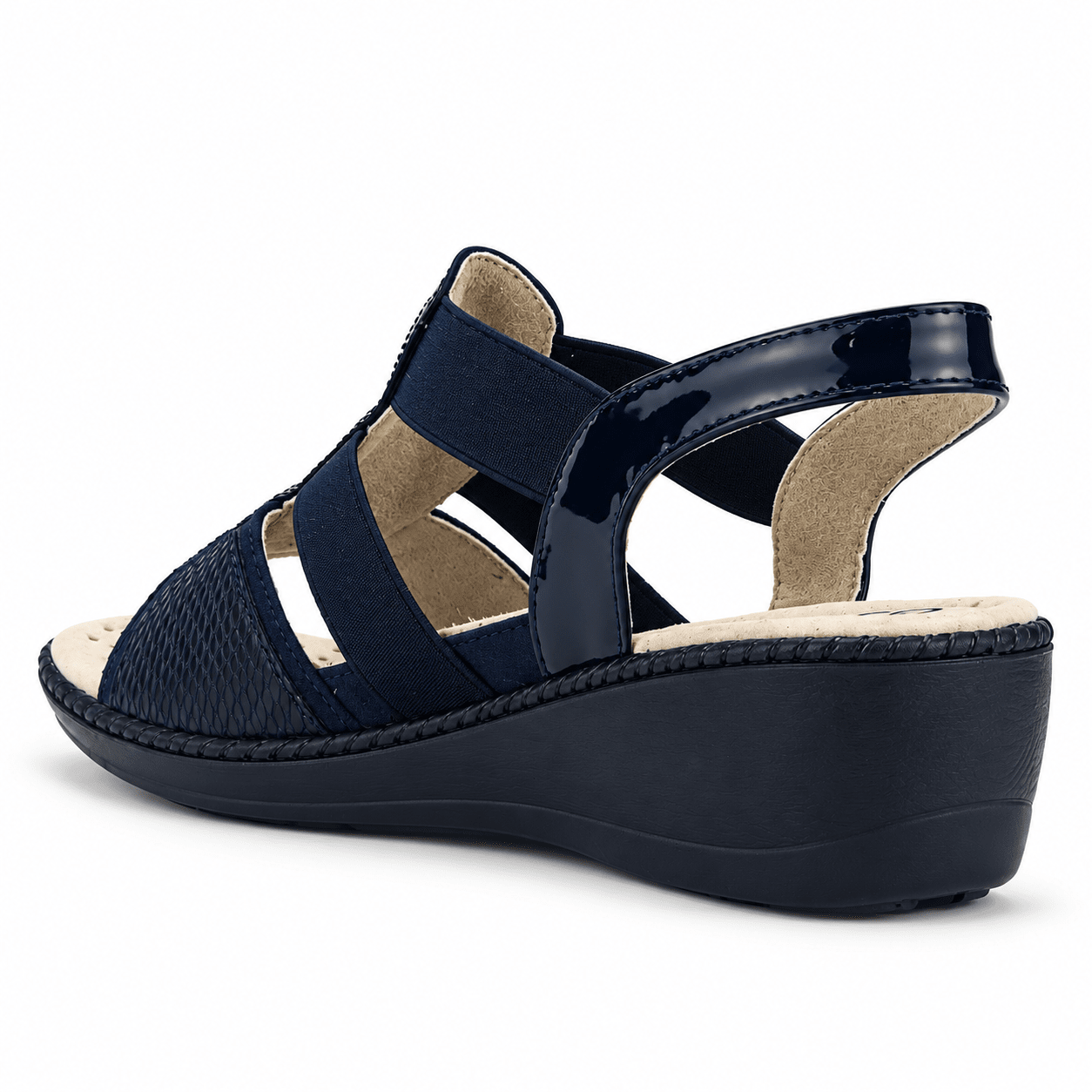 Sandalia Chalada Mujer Lupe-4 Azul Marino Casual Sandalias Chalada 