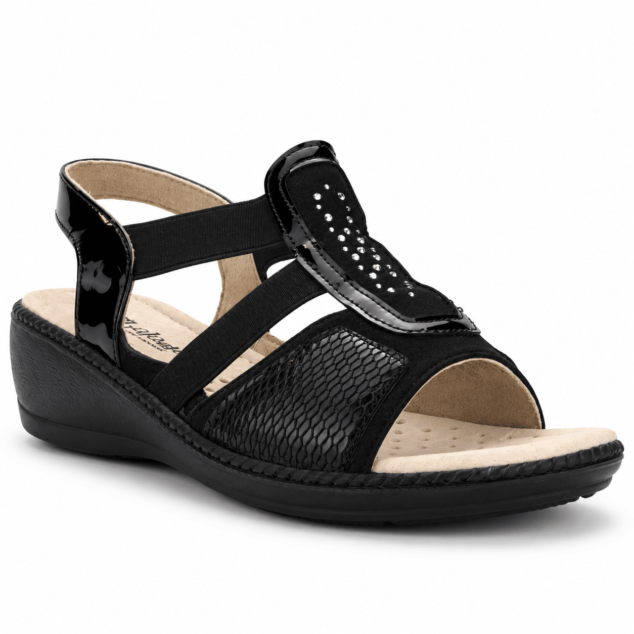 Sandalia Chalada Mujer Lupe-4 Negro Casual Sandalias Chalada 