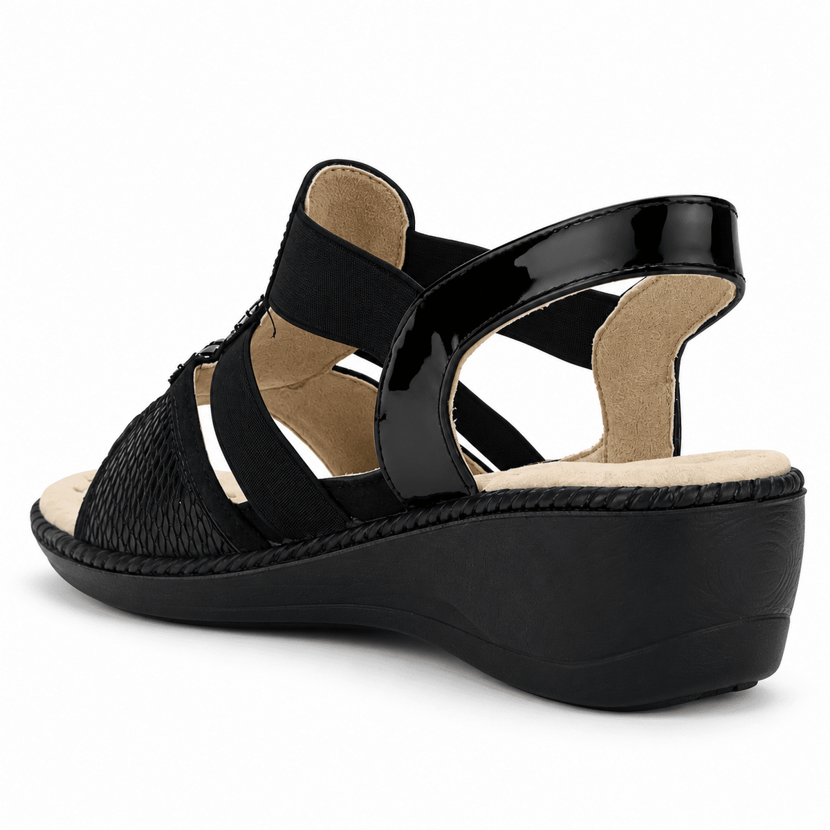 Sandalia Chalada Mujer Lupe-4 Negro Casual Sandalias Chalada 