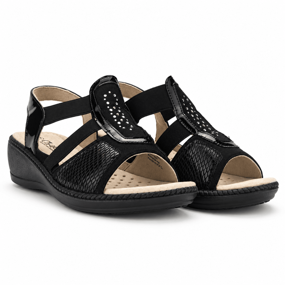 Sandalia Chalada Mujer Lupe-4 Negro Casual Sandalias Chalada 