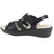 Sandalia Chalada Mujer Lupe-4 Negro Casual Sandalias Taco Chalada