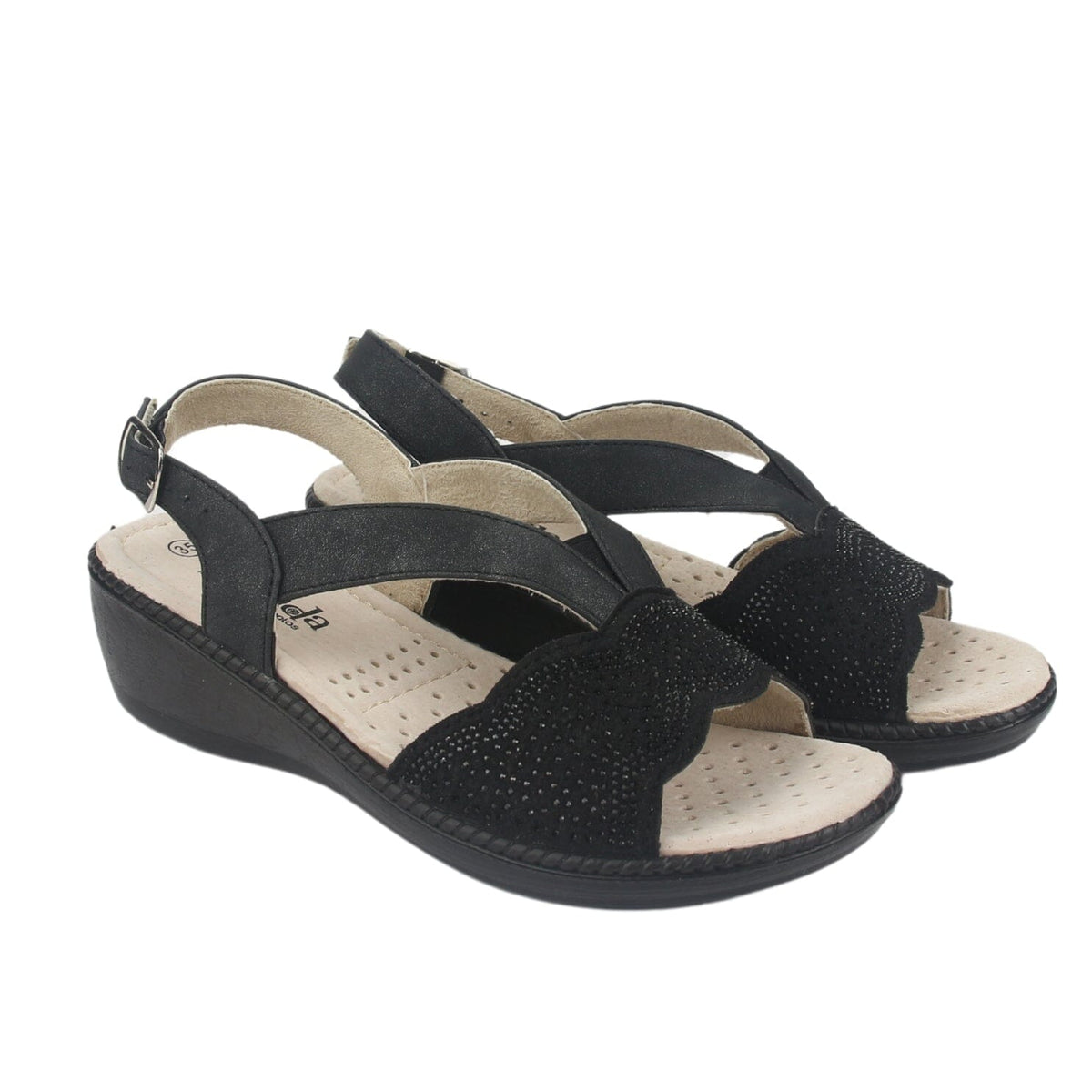 Sandalia Chalada Mujer Lupe-81 Negro Casual Sandalias Chalada 