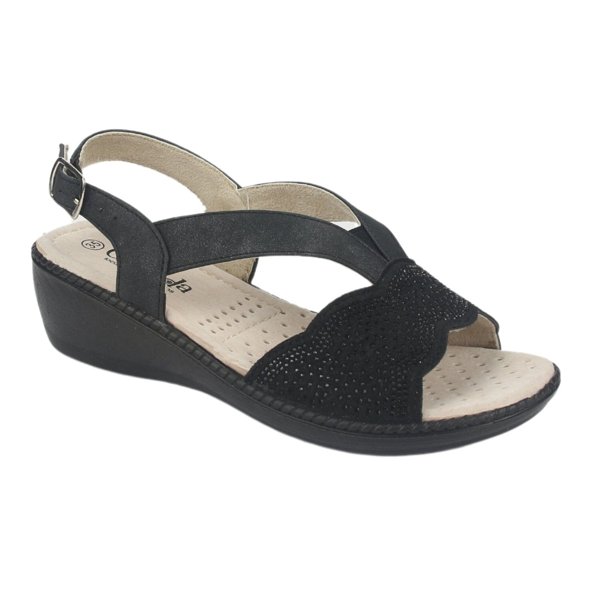 Sandalia Chalada Mujer Lupe-81 Negro Casual Sandalias Chalada 