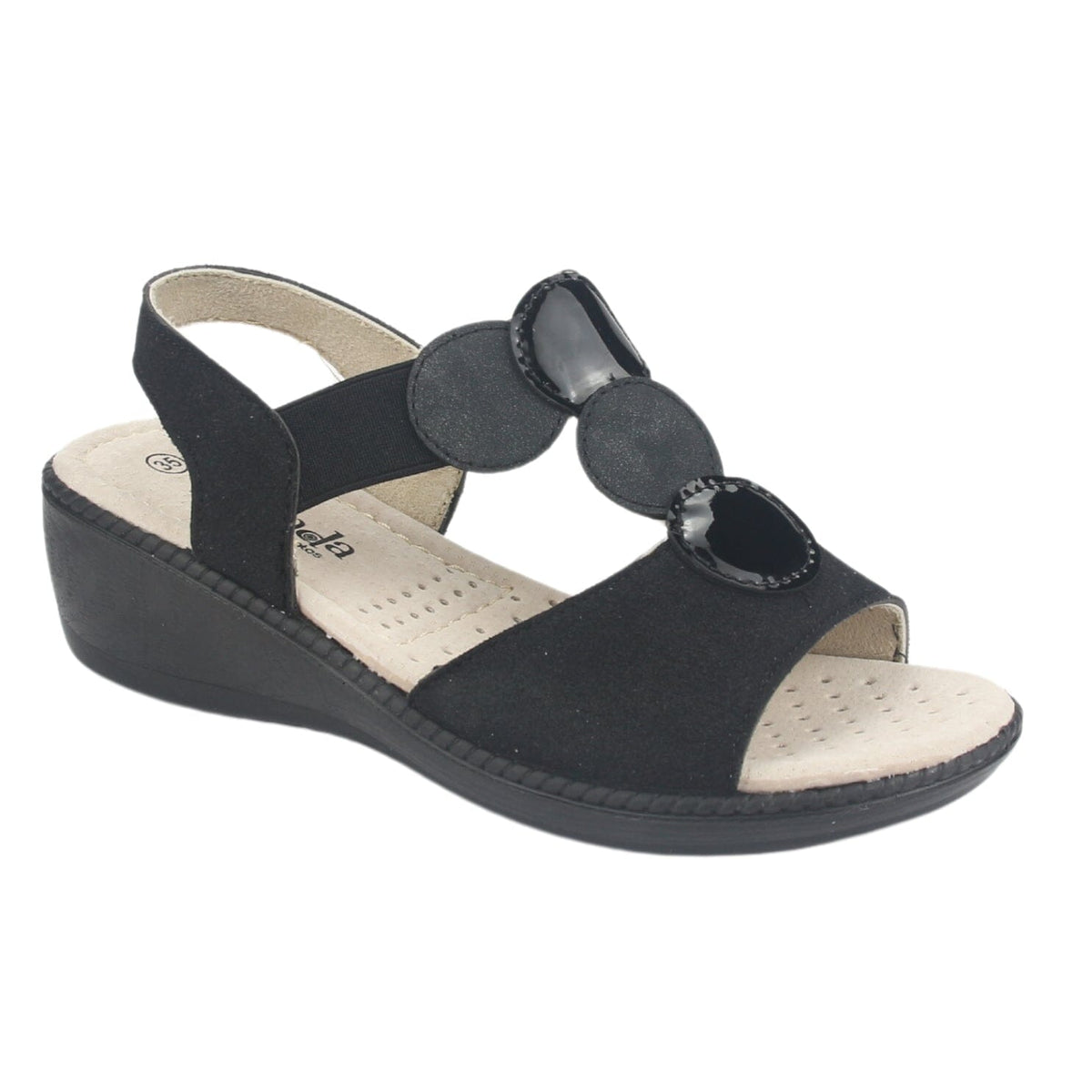 Sandalia Chalada Mujer Lupe-82 Negro Casual Sandalias Chalada 