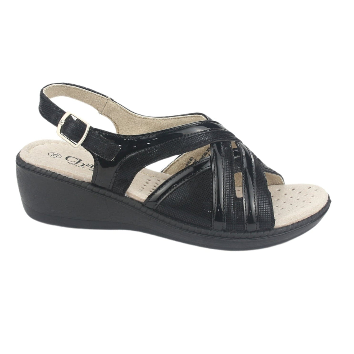 Sandalia Chalada Mujer Lupe-83 Negro Casual Sandalias Chalada 