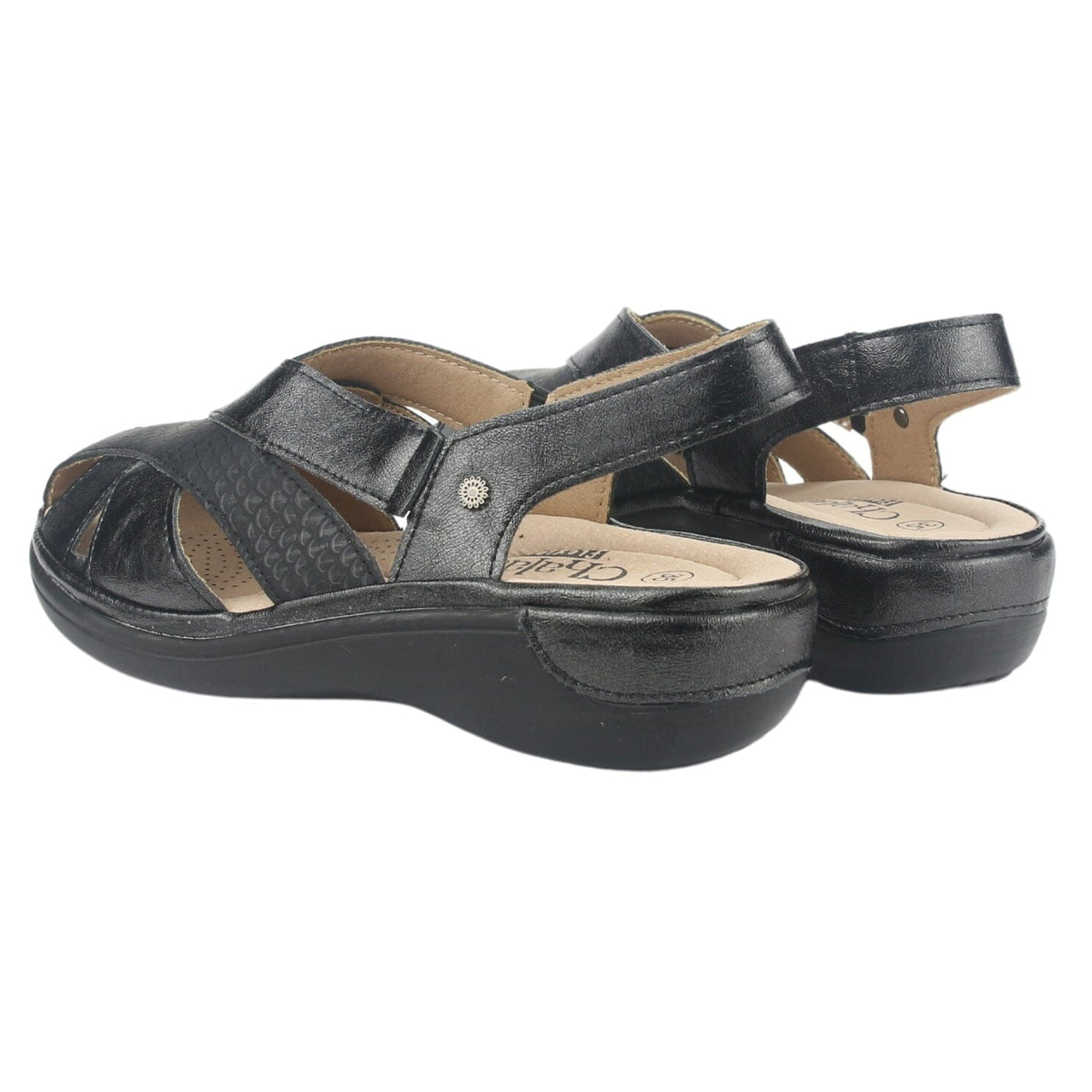 Sandalia Chalada Mujer Mestico-1 Negro Casual Sandalias Chalada 