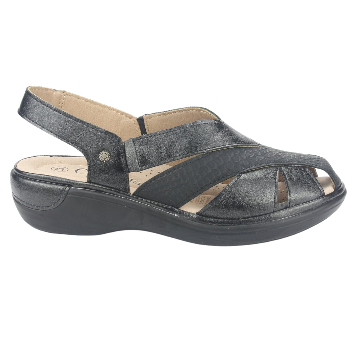 Sandalia Chalada Mujer Mestico-1 Negro Casual Sandalias Chalada 
