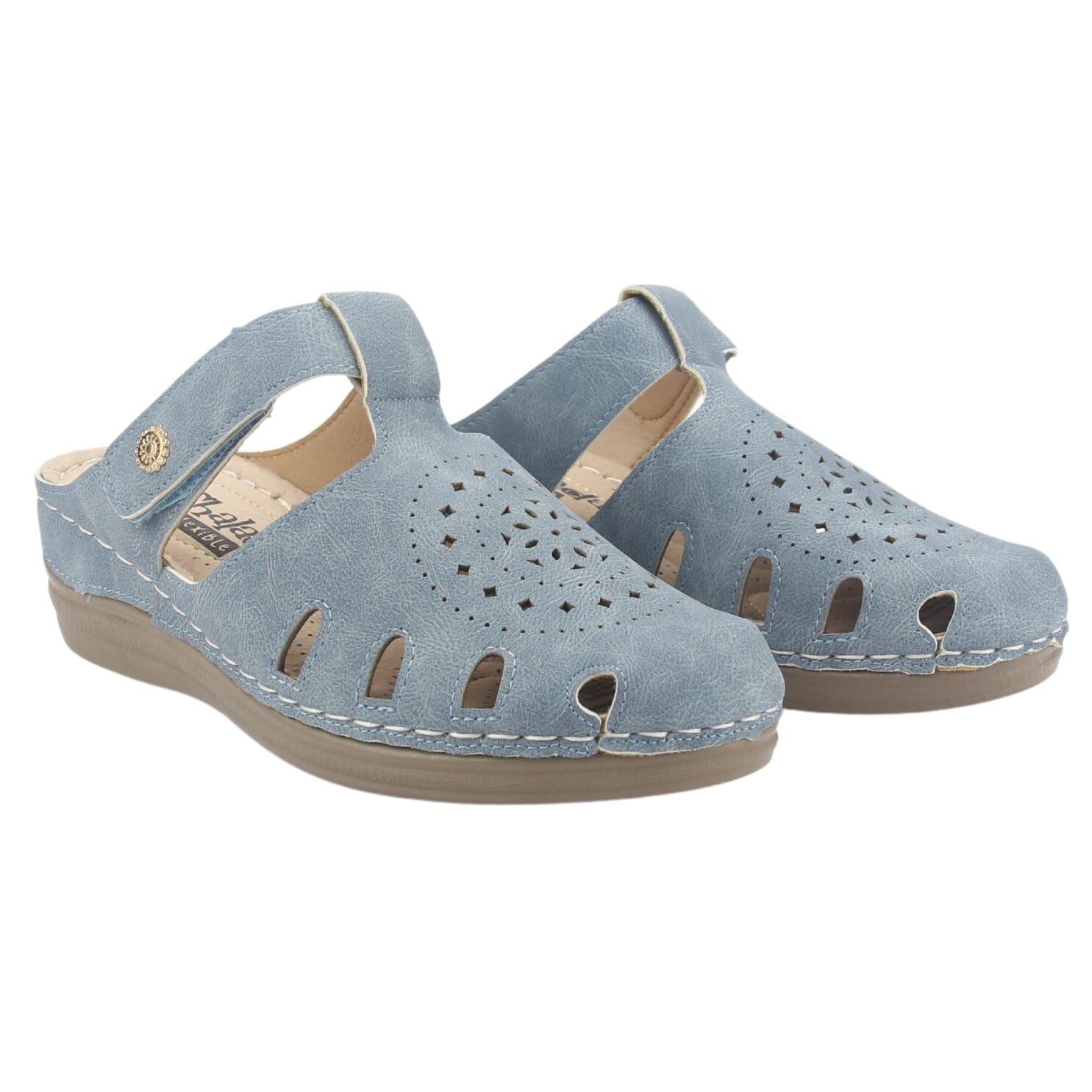Sandalia Chalada Mujer Musa-4 Azul Comfort Sandalias Comfort Chalada 