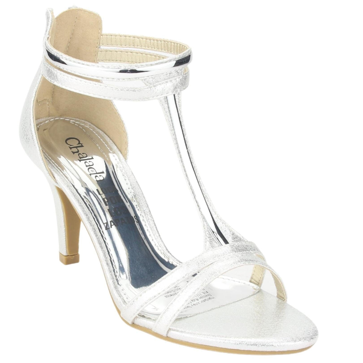 Sandalia Chalada Mujer Myrna-3 Plateado Fiesta Sandalias Chalada 