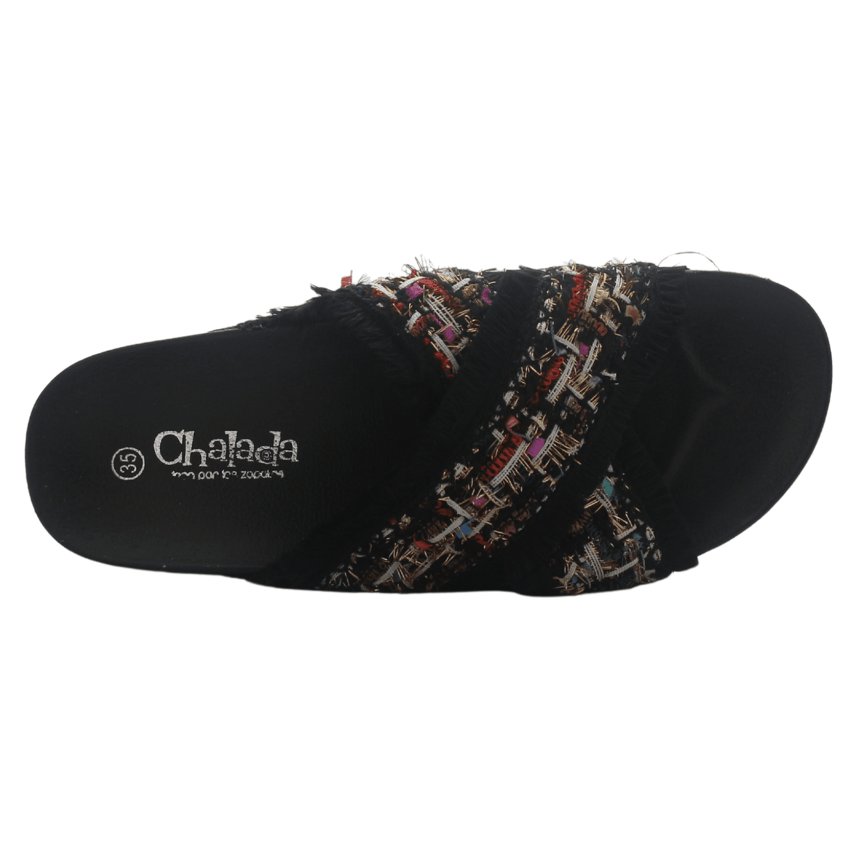 Sandalia Chalada Mujer Opos-2 Negro Moda Sandalias Chalada 