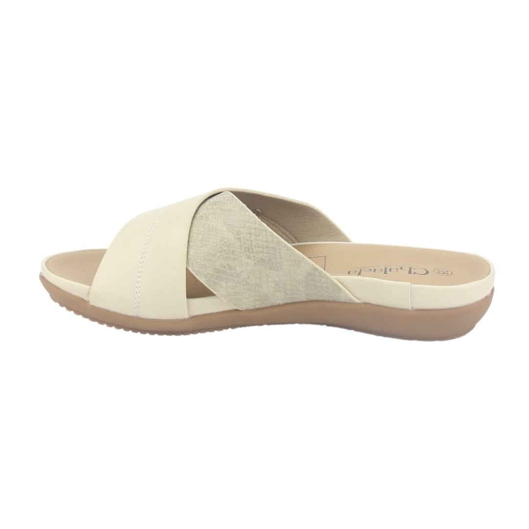 Sandalia Chalada Mujer Palak-1 Beige Casual Sandalias Taco Chalada 