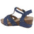 Sandalia Chalada Mujer Pasco-22 Azul Marino Casual Sandalias Taco Chalada