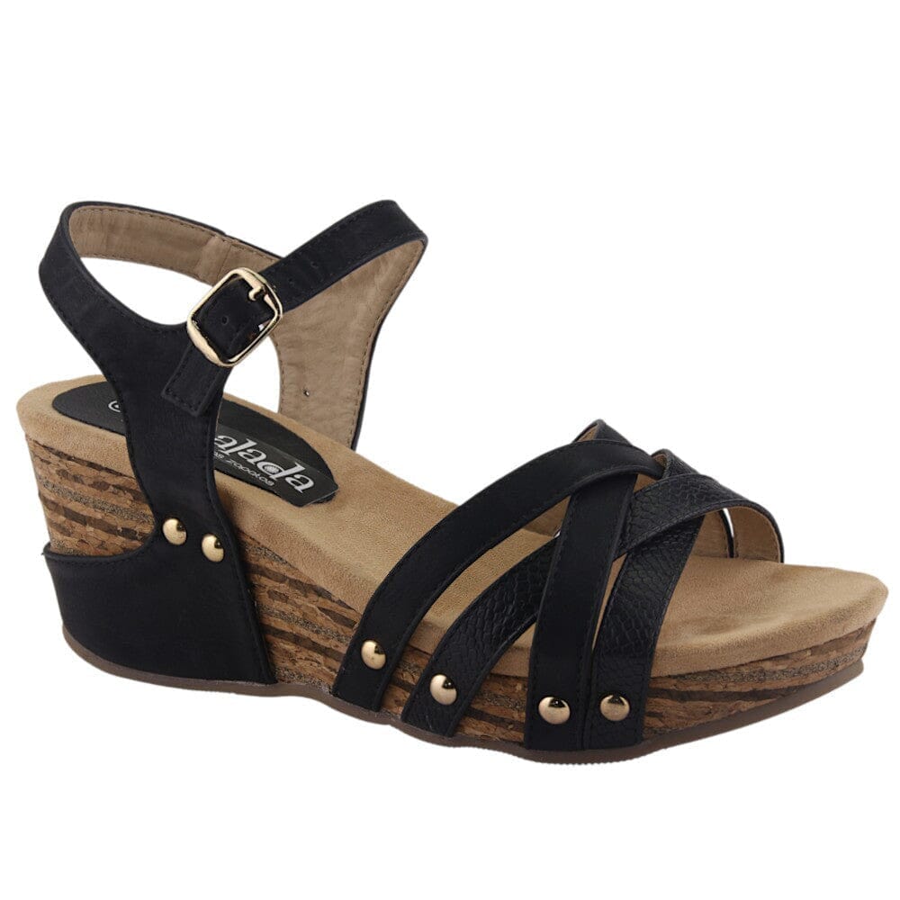 Sandalia Chalada Mujer Pasco-25 Negro Plataforma Sandalias Chalada 