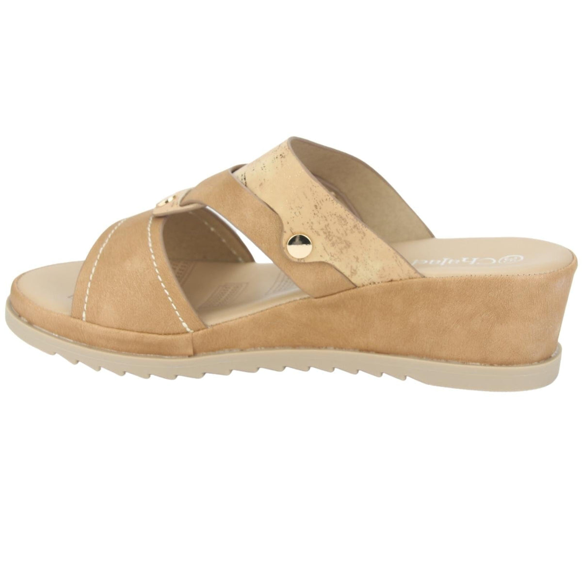 Sandalia Chalada Mujer Piura-17 Camel Casual Sandalia Chalada 