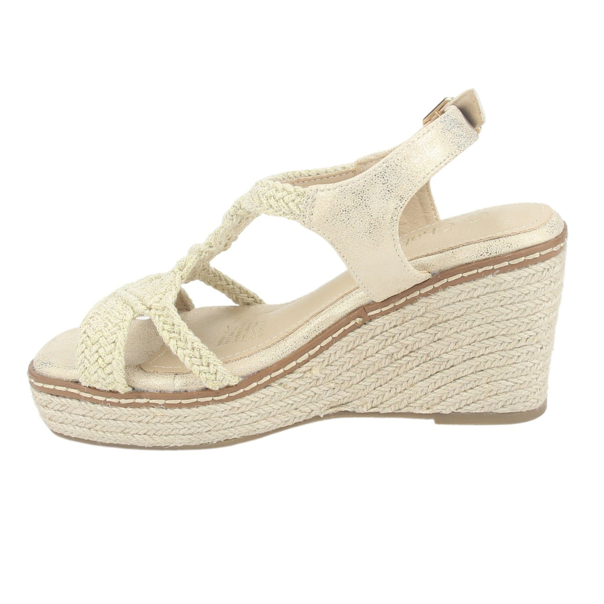 Sandalia Chalada Mujer Pole-2 Dorado Casual Sandalias Taco Chalada 