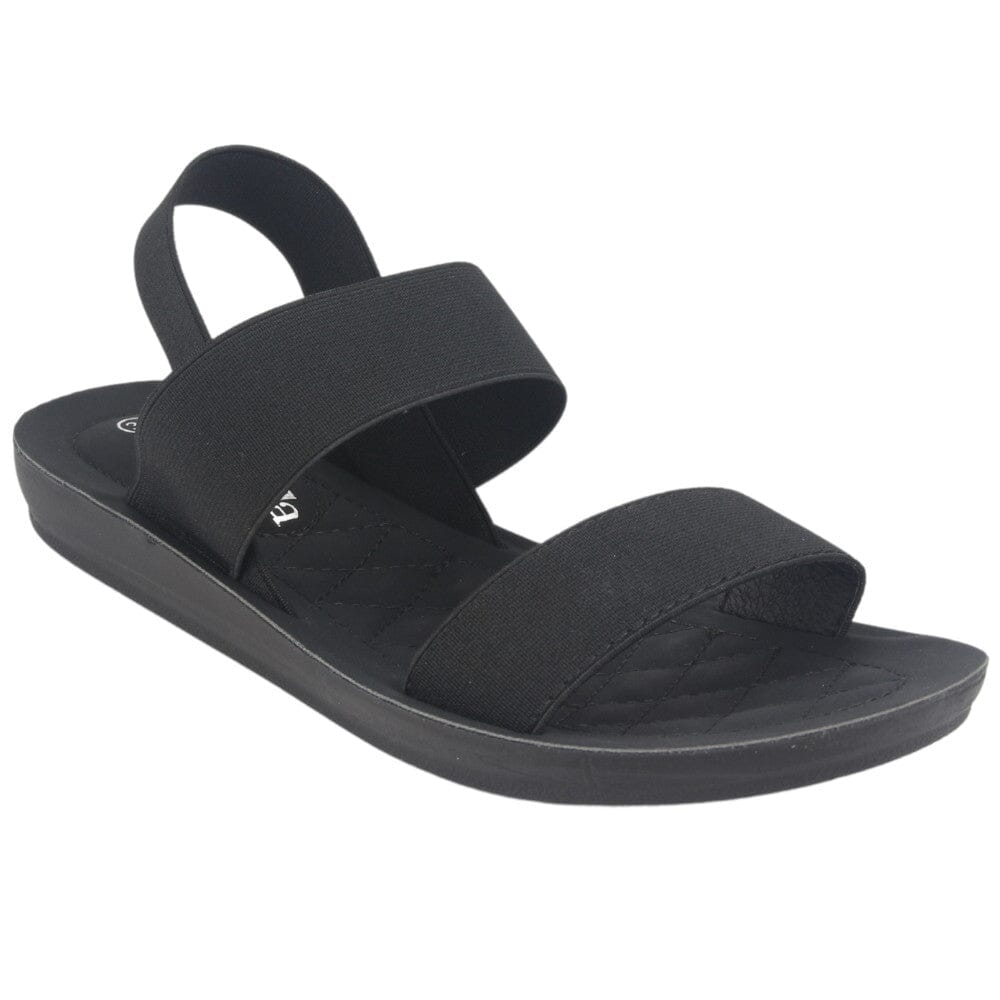 Sandalia Chalada Mujer Quanta-10 Negro Casual Sandalia Chalada 