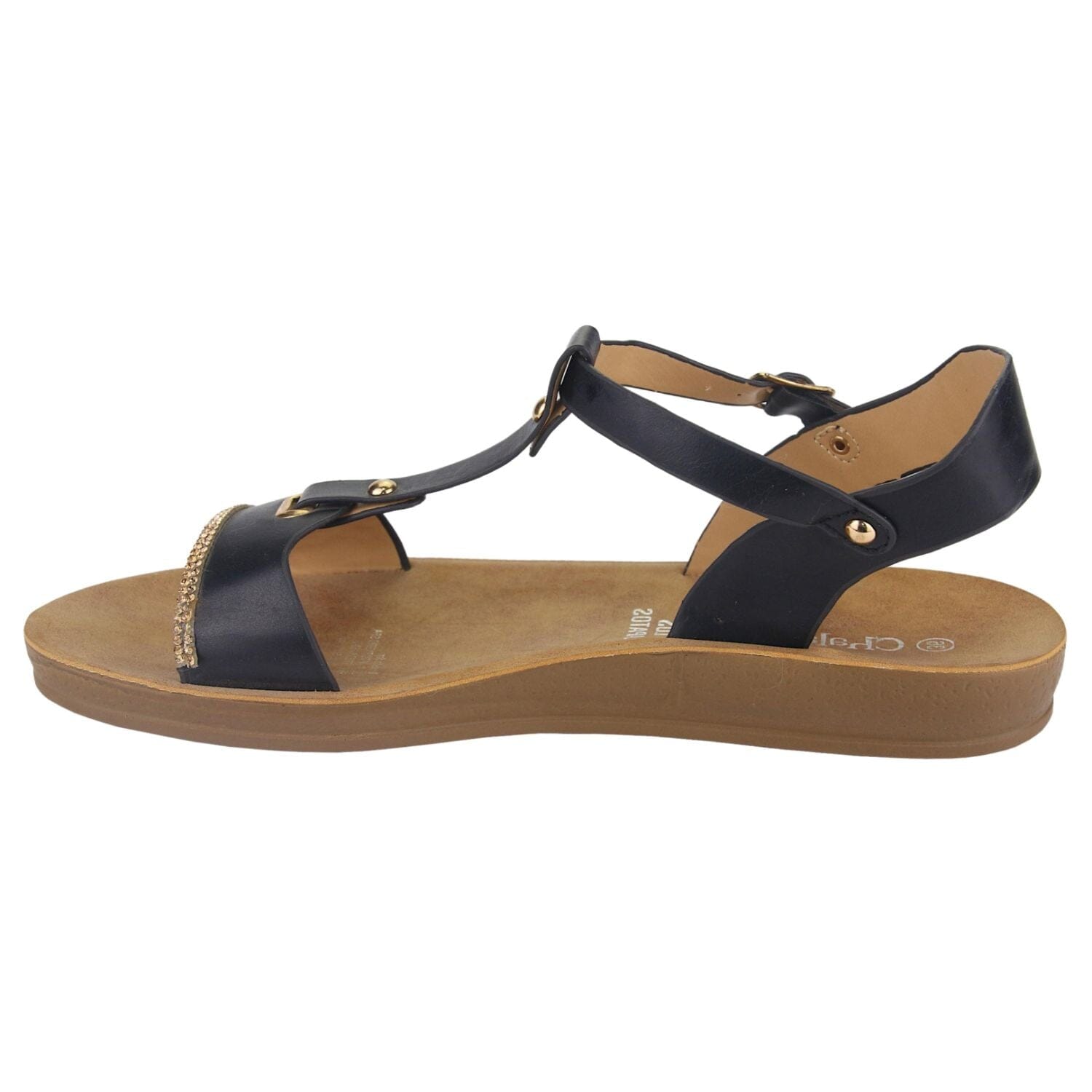 Sandalia Chalada Mujer Quanta-3 Negro Moda Sandalias Chalada 