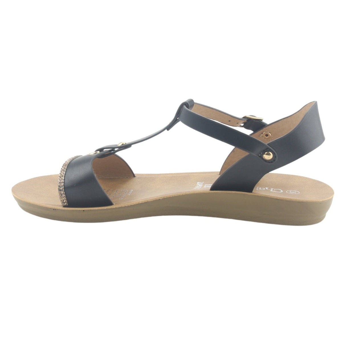Sandalia Chalada Mujer Quanta-3 Negro Moda Sandalias Chalada 