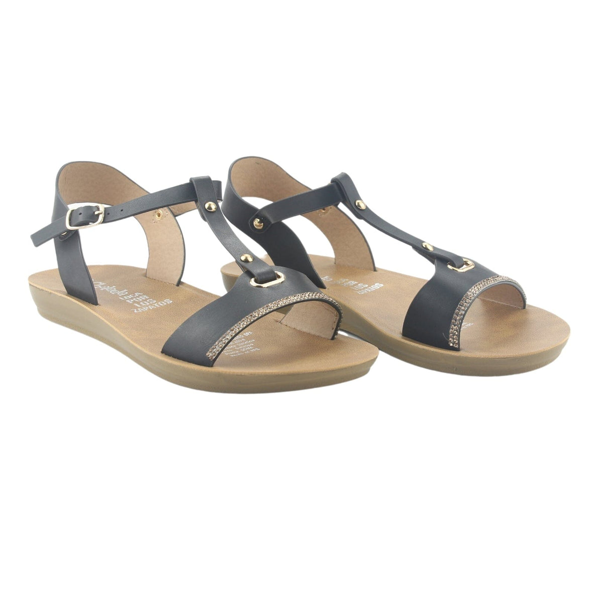 Sandalia Chalada Mujer Quanta-3 Negro Moda Sandalias Chalada 