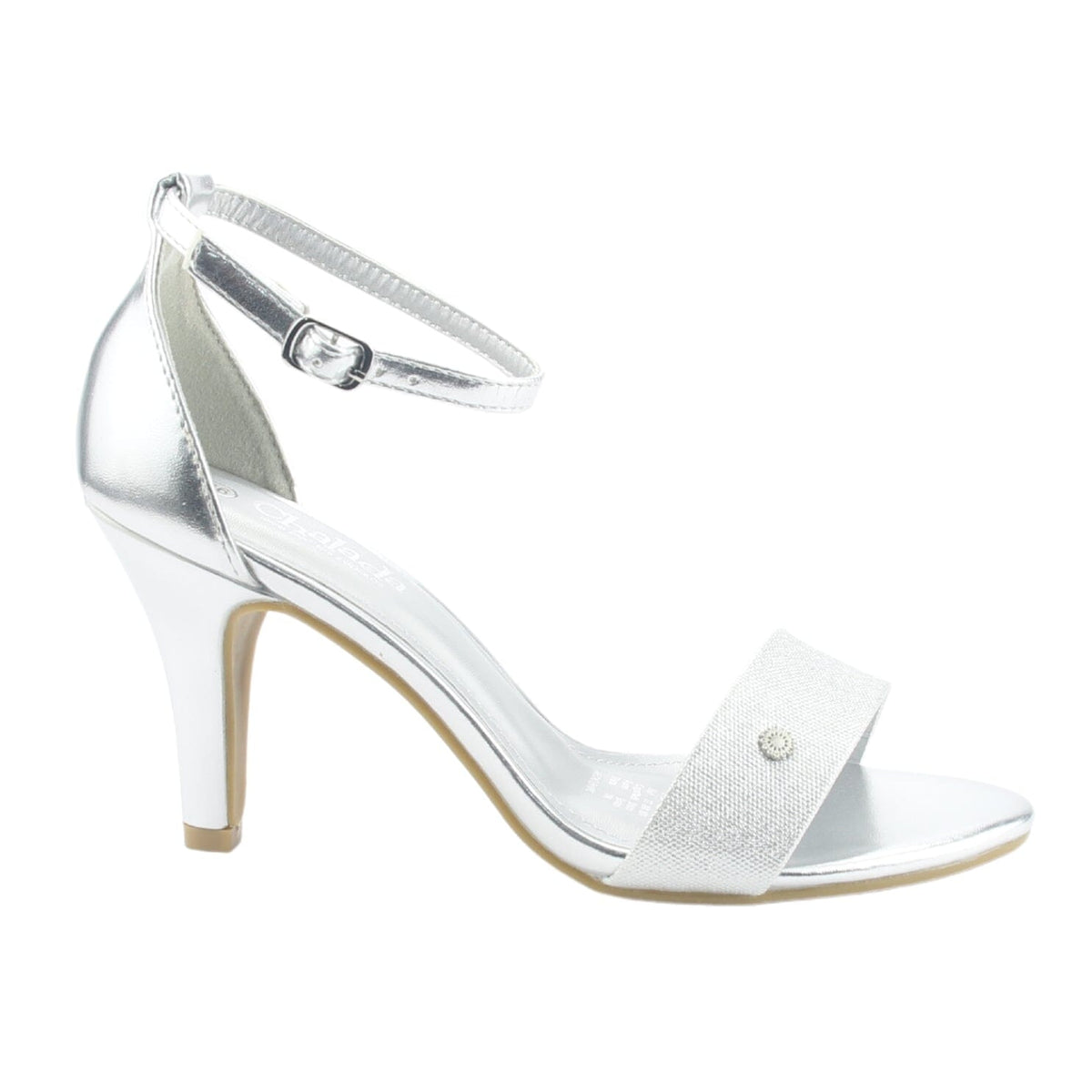 Sandalia Chalada Mujer Soul-1 Plateado Fiesta Sandalias Chalada 