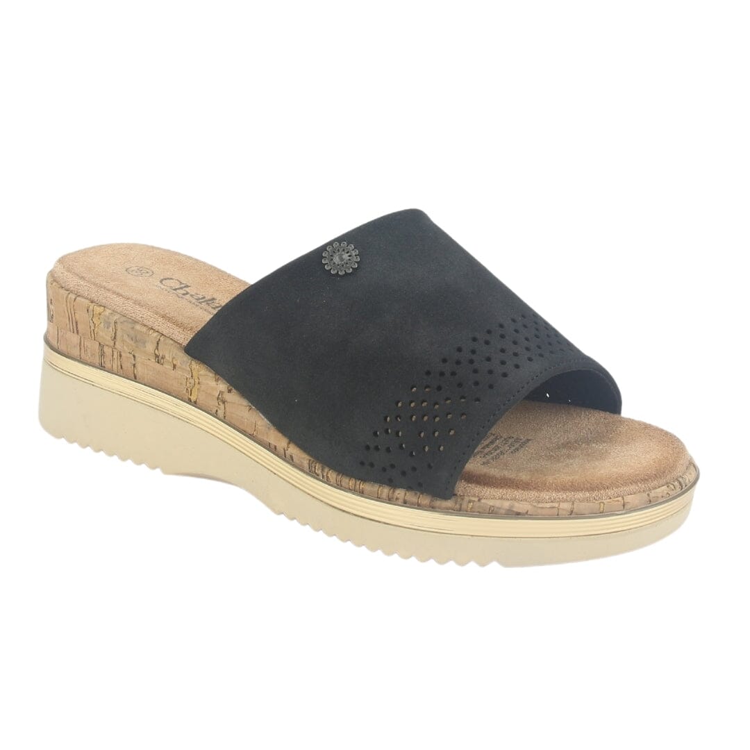 Sandalia Chalada Mujer Tera-1 Negro Plataforma Sandalias Chalada 