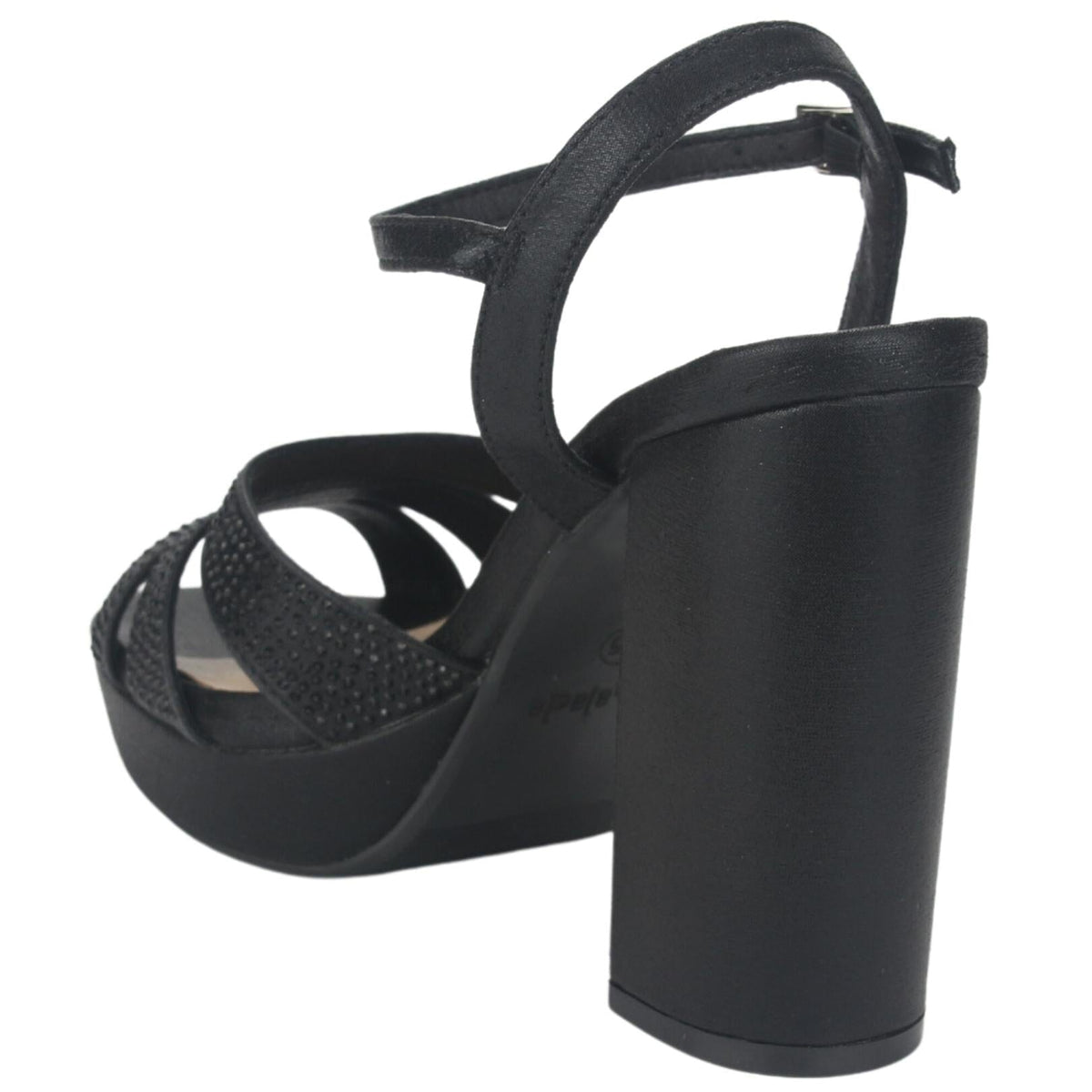 Sandalia Chalada Mujer Tita-1 Negro Casual Tacones Altos Chalada 