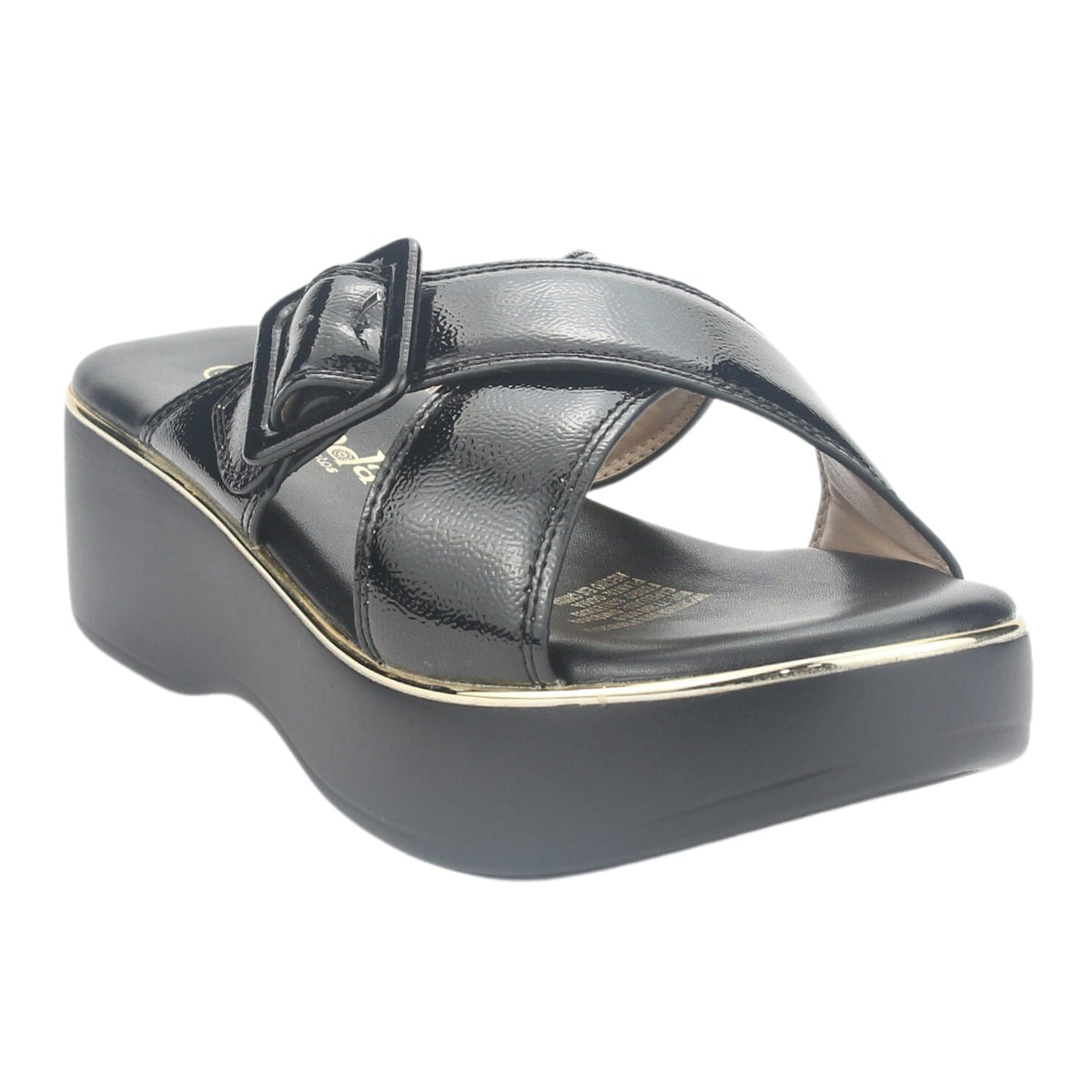 Sandalia Chalada Mujer Tota-53 Negro Plataforma Sandalias Chalada 