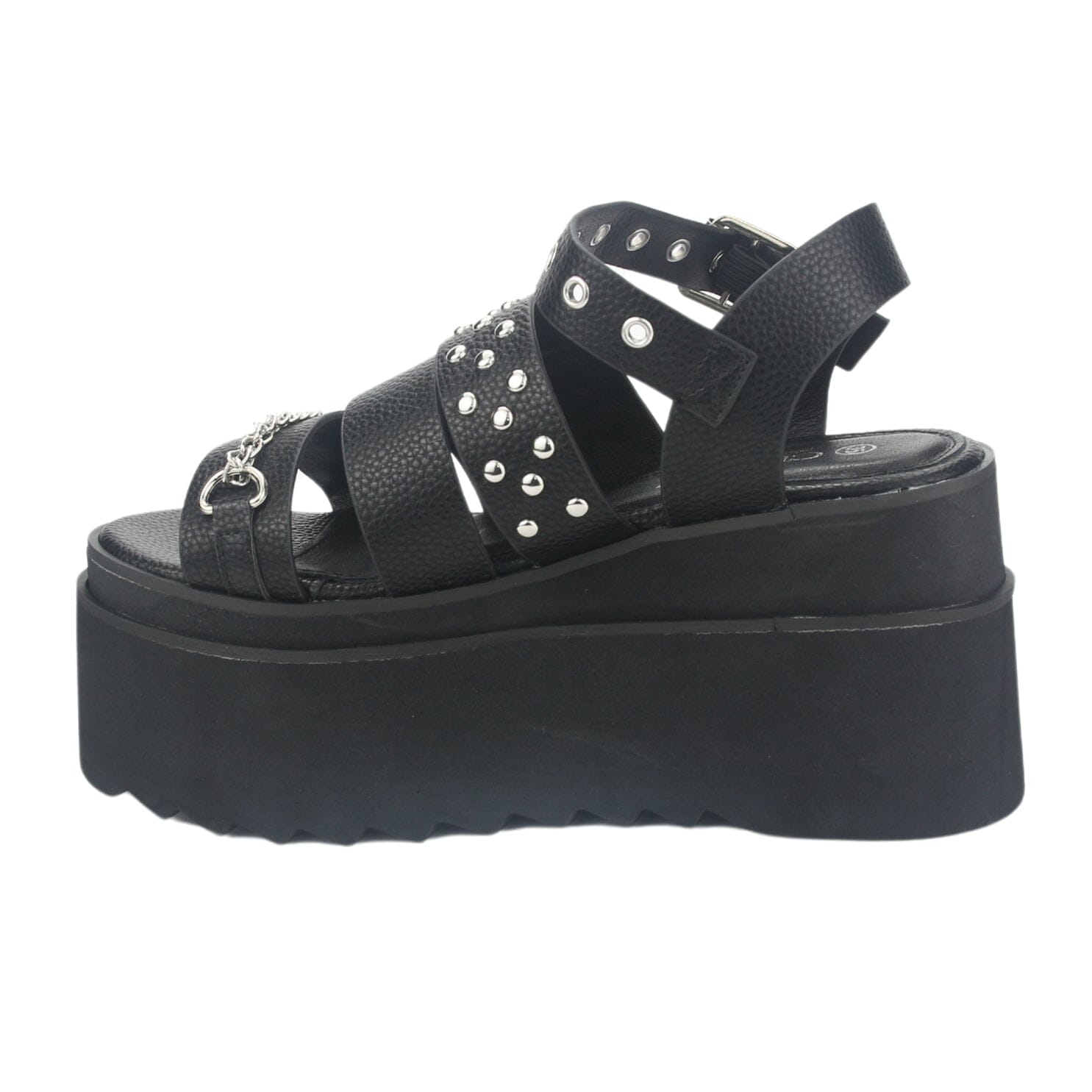 Sandalia Chalada Mujer Vex-5 Negro Plataforma Sandalias Plataforma Chalada