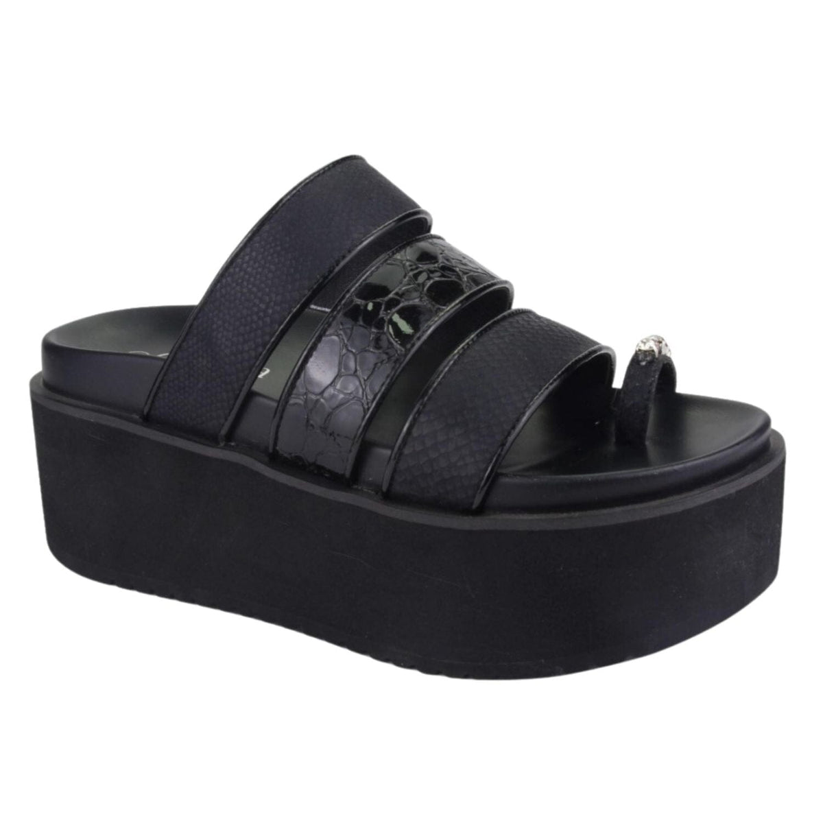 Sandalia Chalada Mujer Viru-21 Negro Moda Sandalias Chalada 