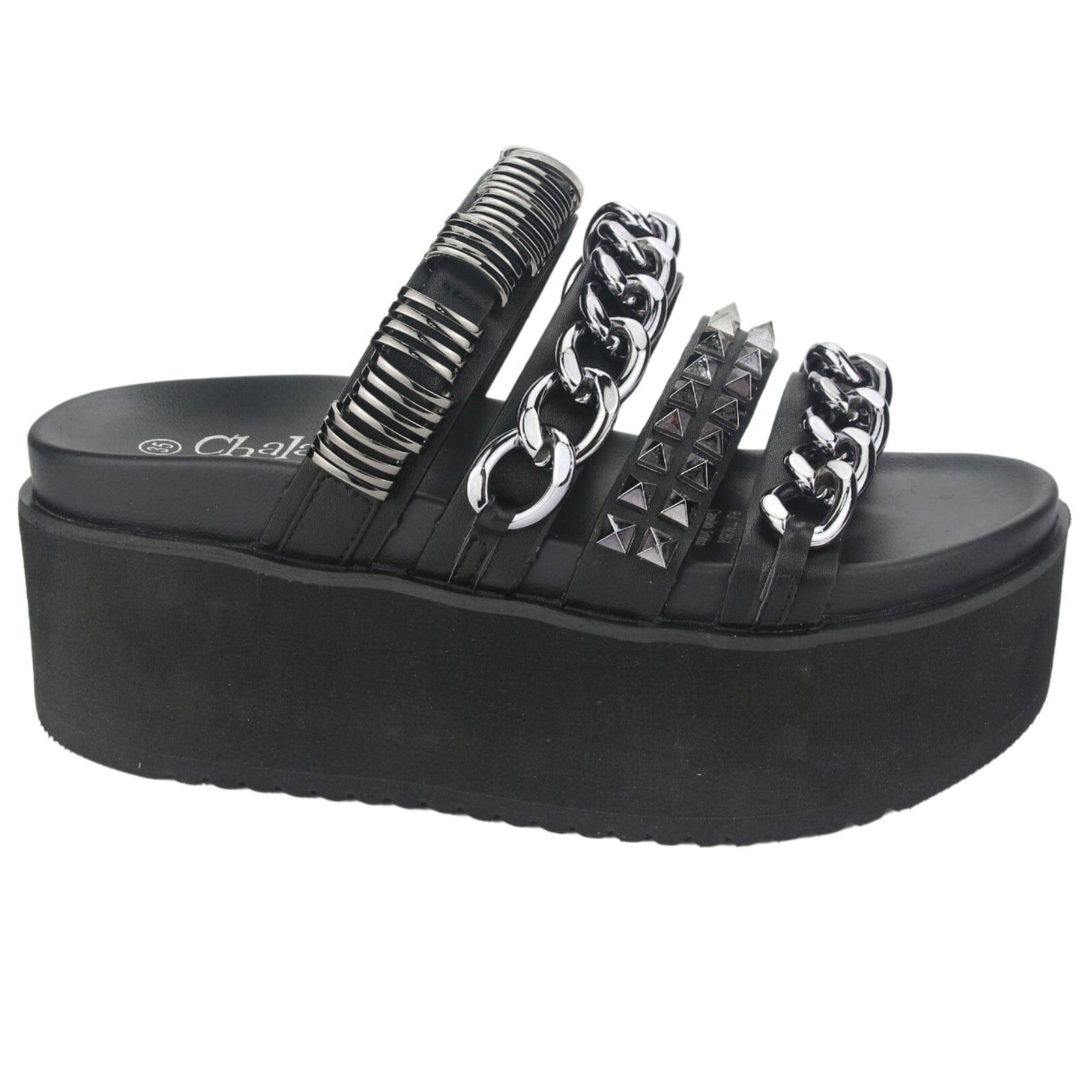 Sandalia Chalada Mujer Viru-27 Negro Casual Sandalias Chalada 