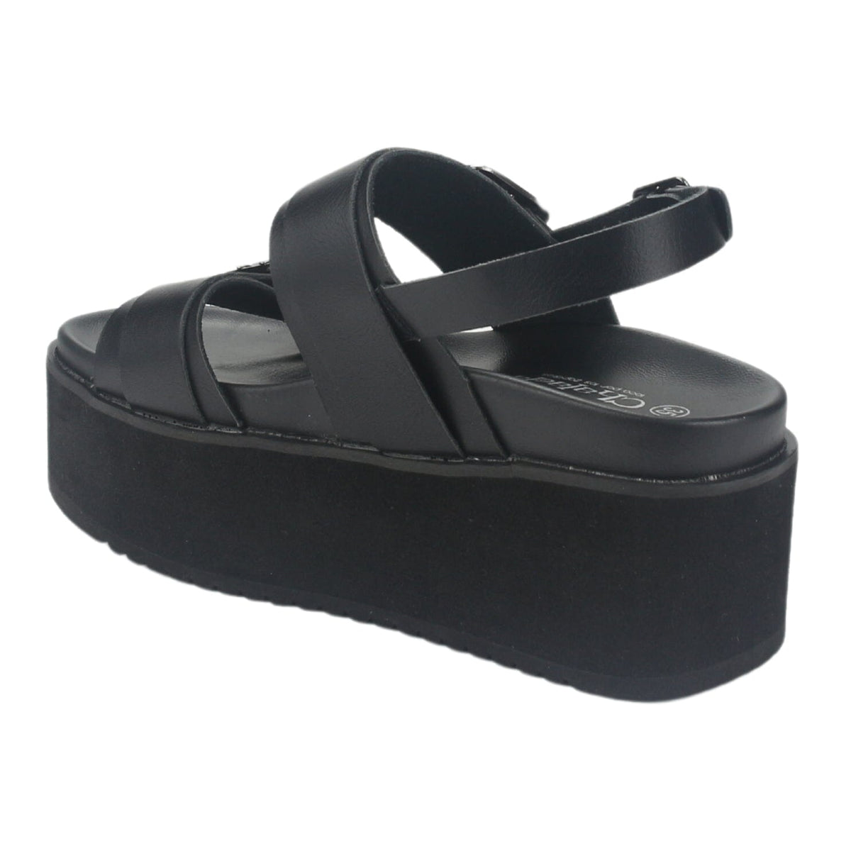 Sandalia Chalada Mujer Viru-31 Negro Plataforma Sandalias Chalada 