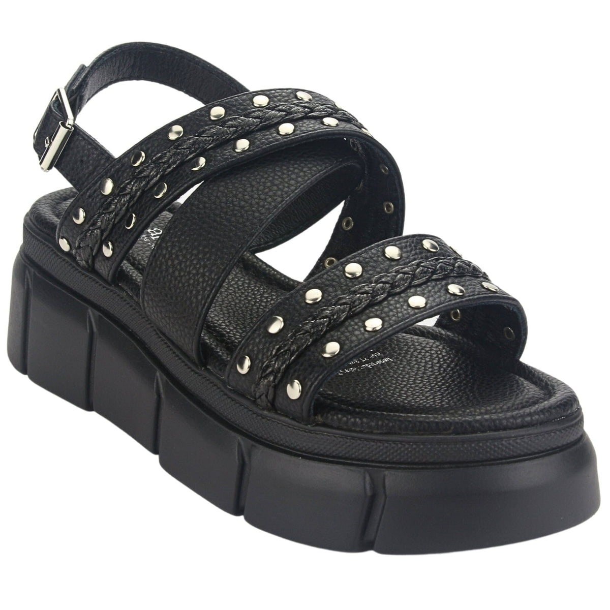 Sandalia Chalada Mujer Visa-2 Negro Casual Sandalias Plataforma Chalada 