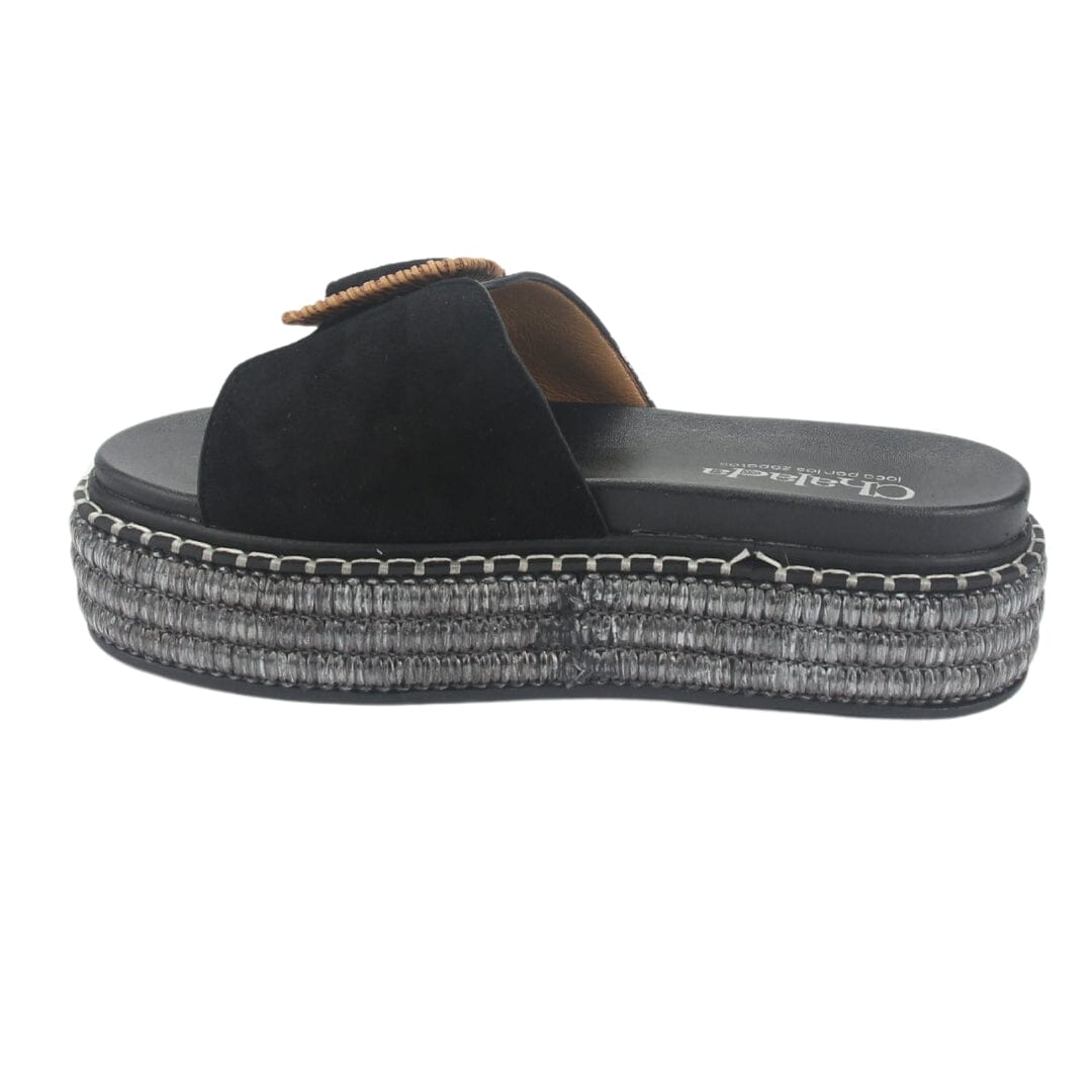 Sandalia Chalada Mujer Yukon-16 Negro Plataforma Poki Sandalias Chalada 