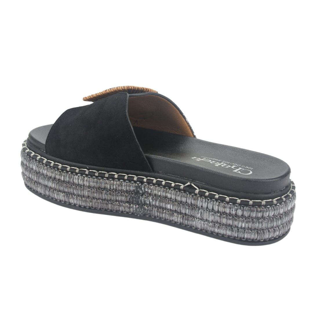 Sandalia Chalada Mujer Yukon-16 Negro Plataforma Poki Sandalias Chalada 