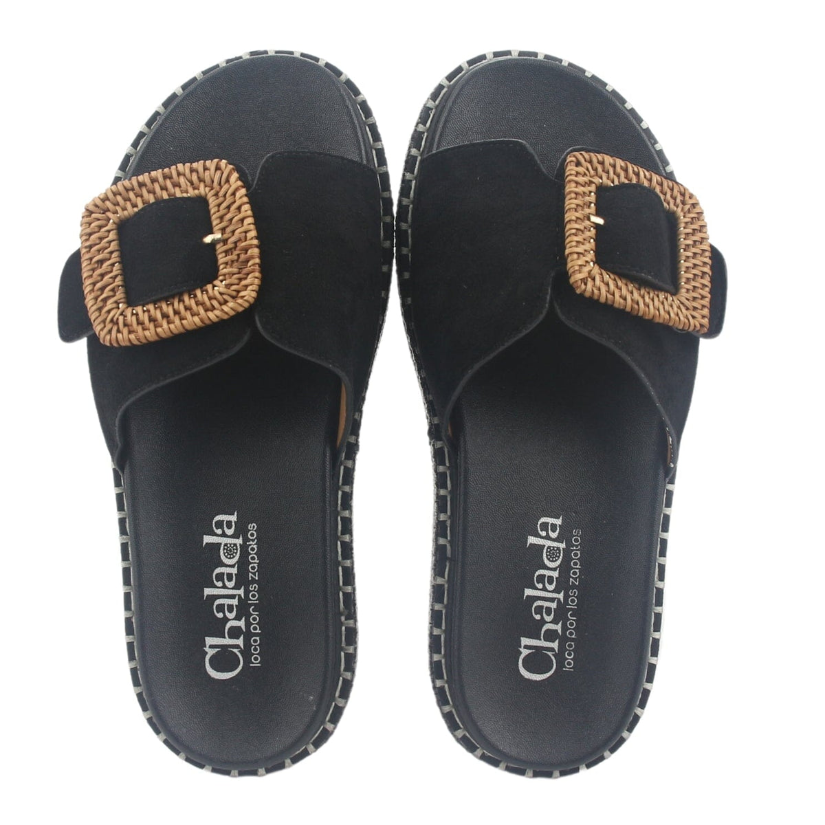 Sandalia Chalada Mujer Yukon-16 Negro Plataforma Poki Sandalias Chalada 