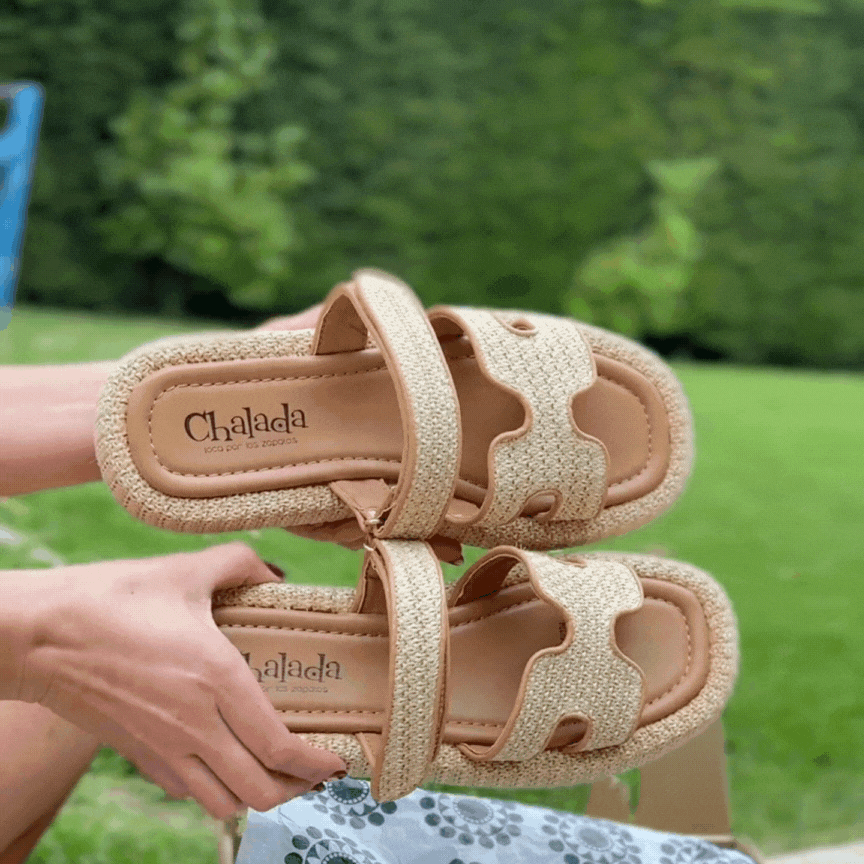 Sandalia Chalada Mujer Yukonl-17 Beige Plataforma Poki Sandalias Chalada 