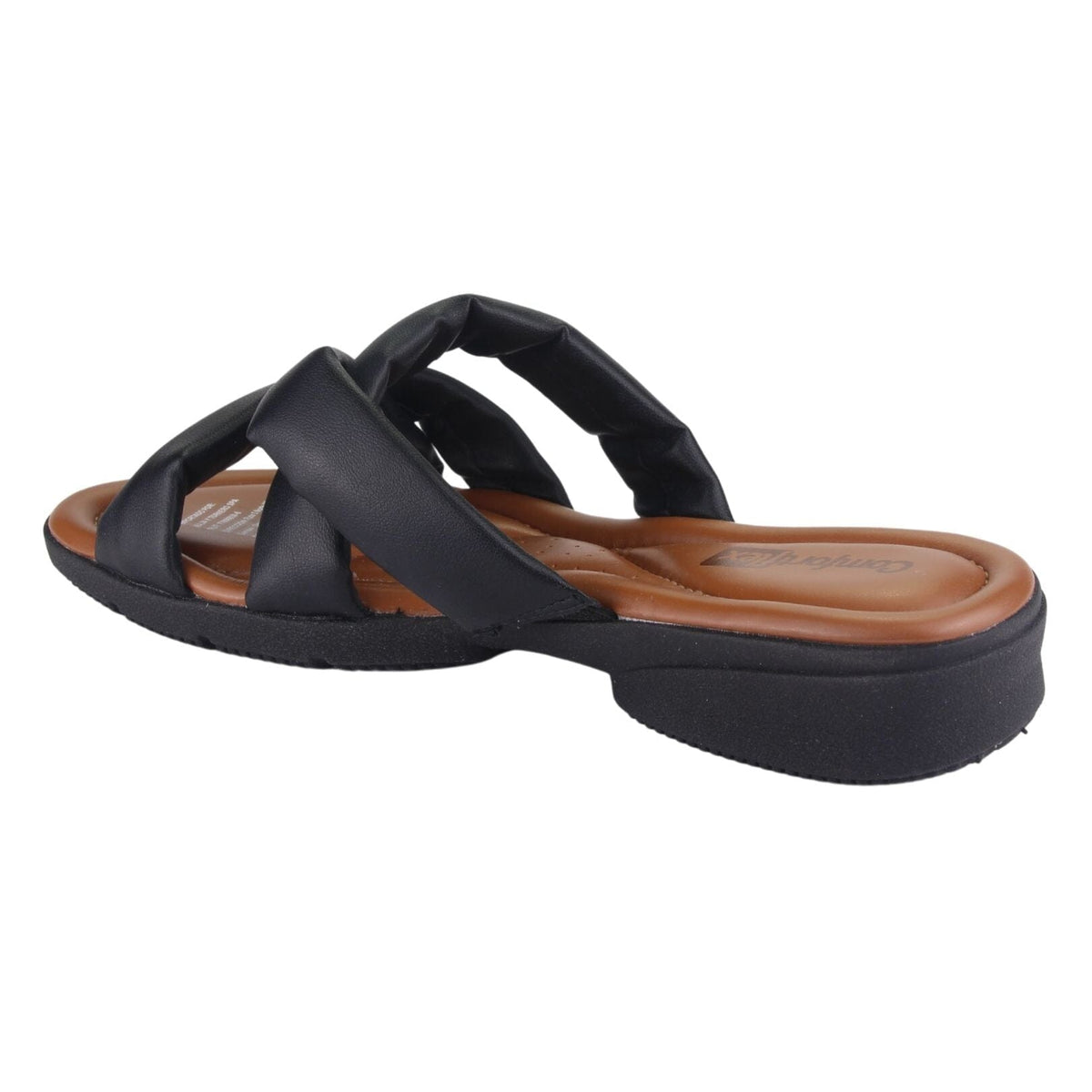 Sandalia Comfortflex Mujer 2181303 Negro Casual Sandalias Plataforma Comfortflex 