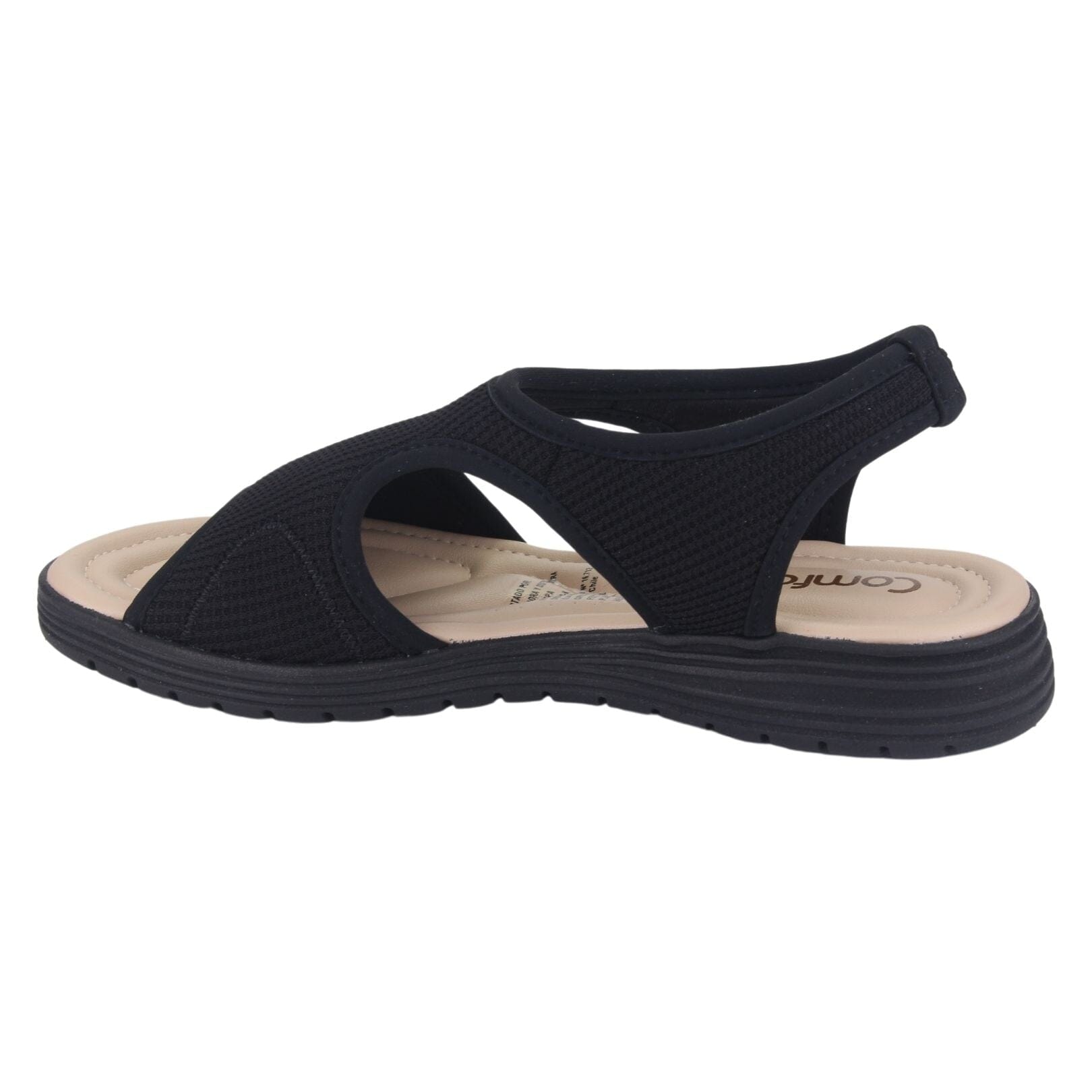 Sandalia Comfortflex Mujer 2251402 Negro Moda Sandalias Comfortflex 