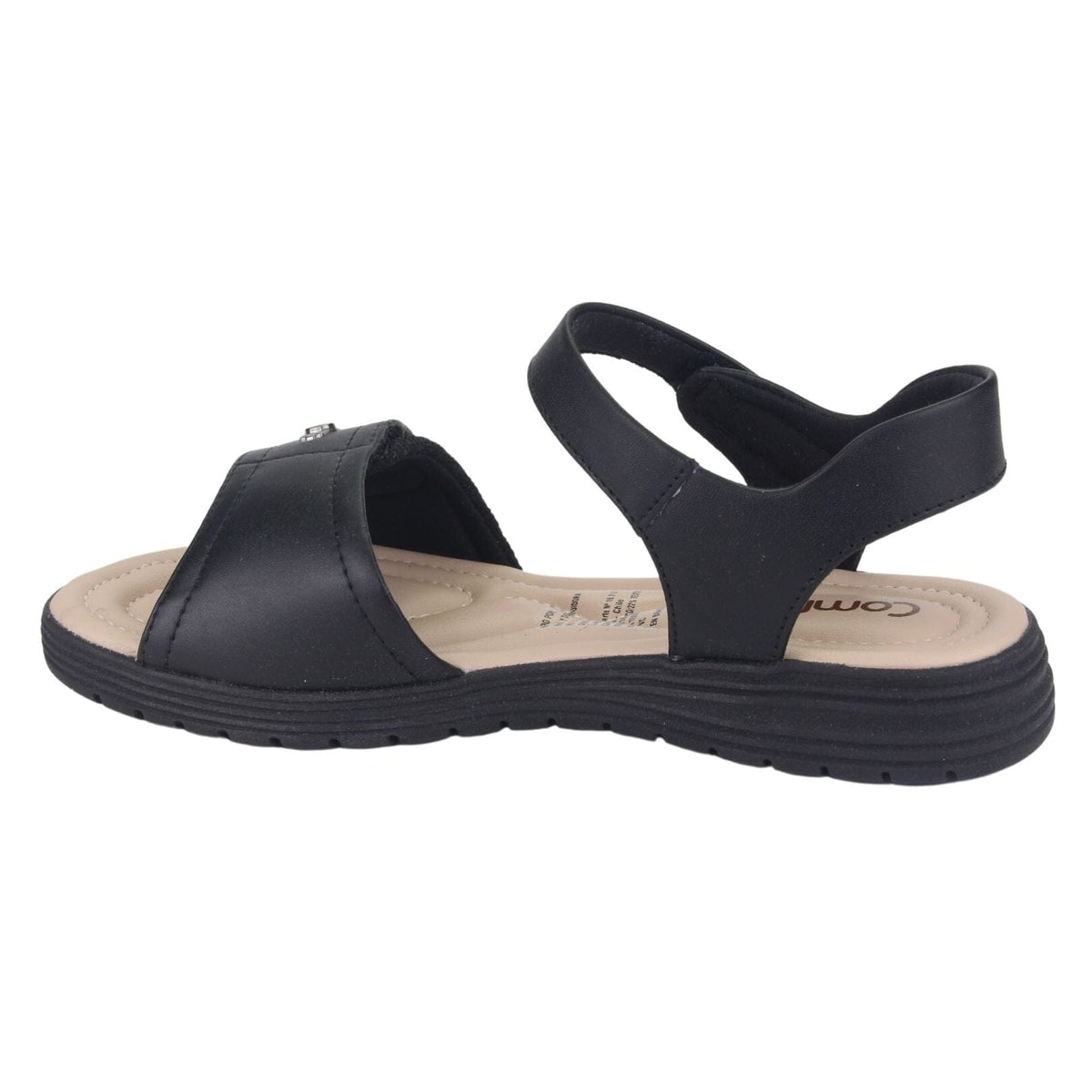 Sandalia Comfortflex Mujer 2251403 Negro Moda Sandalias Comfortflex 