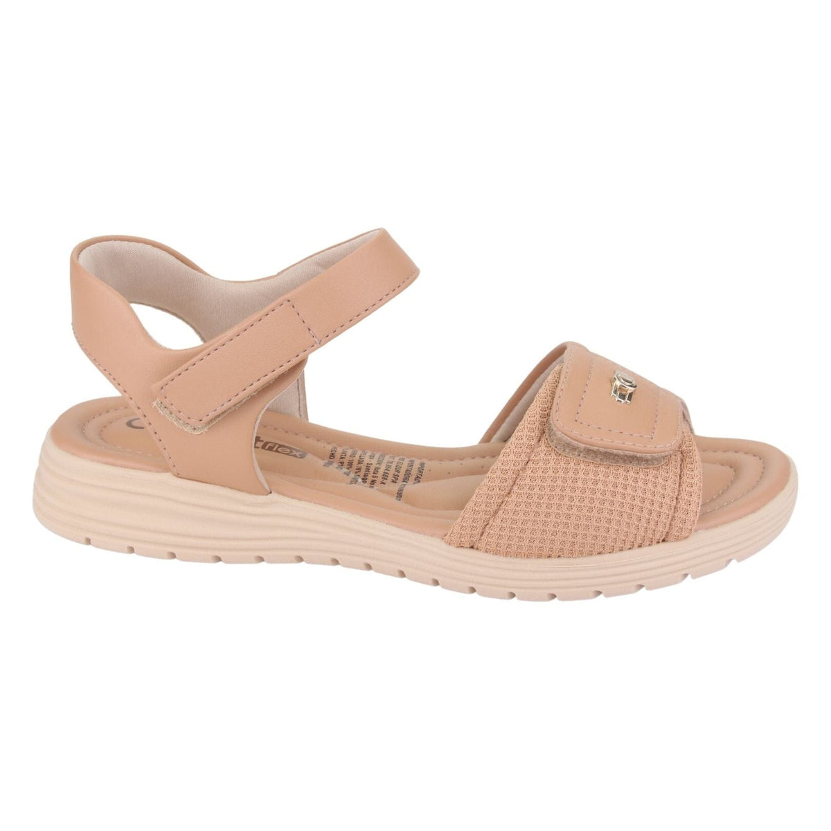 Sandalia Comfortflex Mujer 2251403 Nude Moda Sandalias Comfortflex 