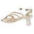Sandalia Comfortflex Mujer 2259403 Dorado Moda Sandalias Comfortflex 