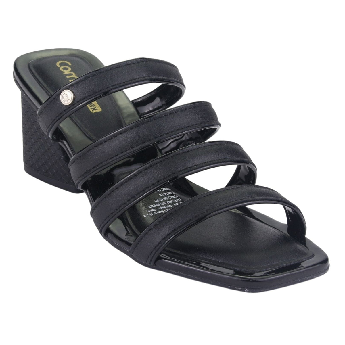Sandalia Comfortflex Mujer 2274401 Negro Moda Sandalias Comfortflex 