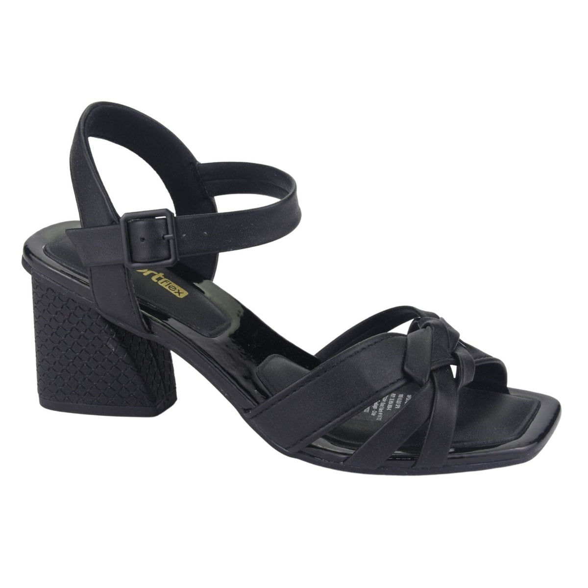 Sandalia Comfortflex Mujer 2274402 Negro Moda Sandalias Comfortflex 