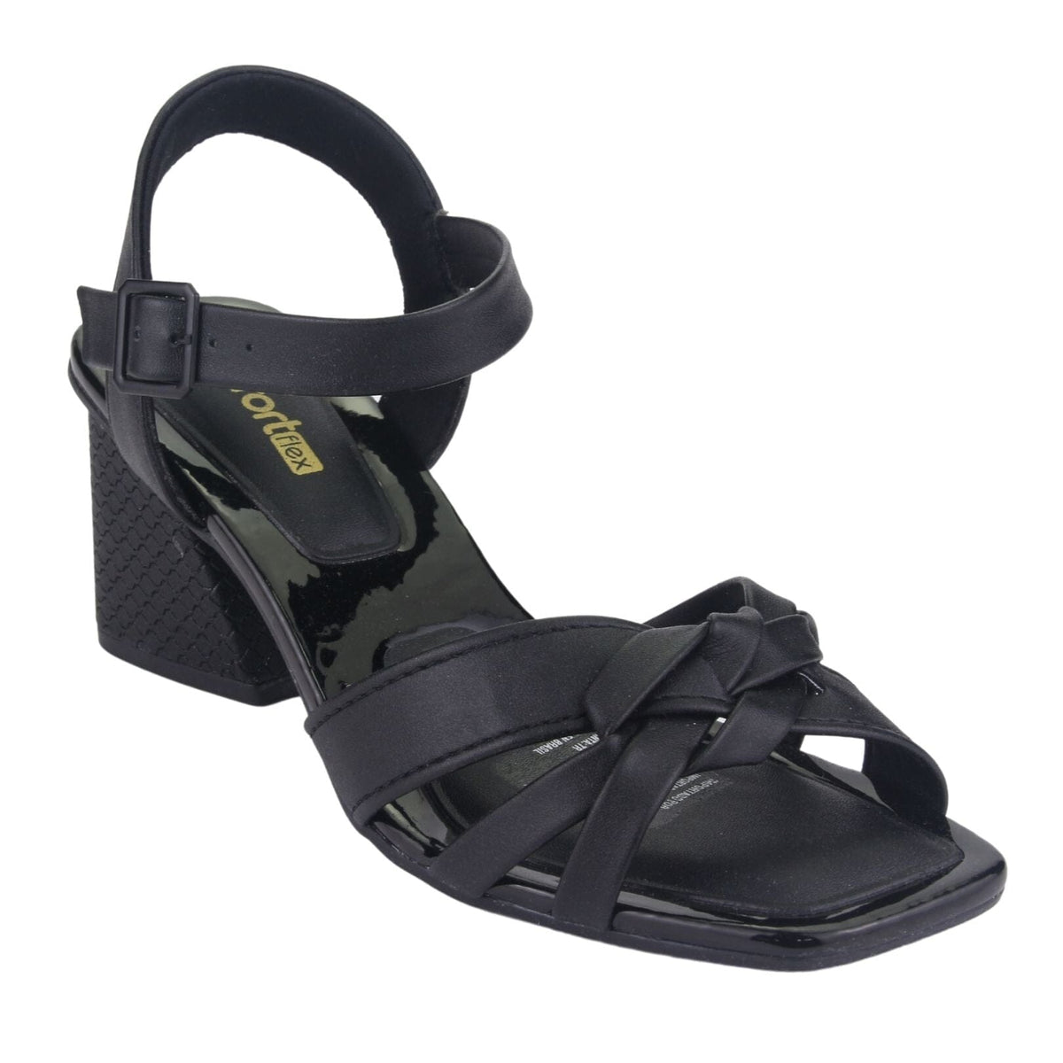 Sandalia Comfortflex Mujer 2274402 Negro Moda Sandalias Comfortflex 