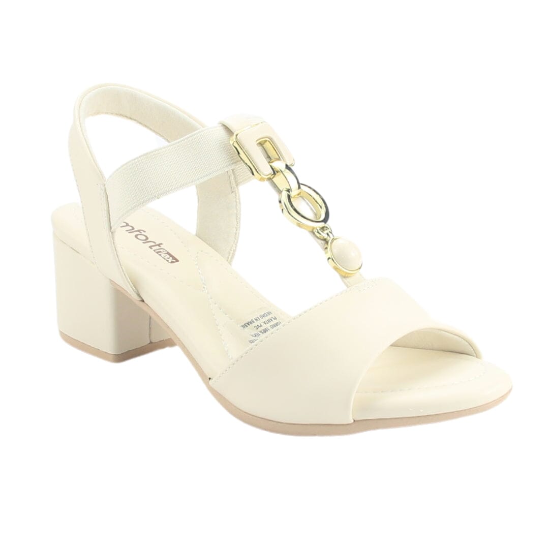 Sandalia Comfortflex Mujer 2457402 Nude Casual Sandalias Comfortflex 