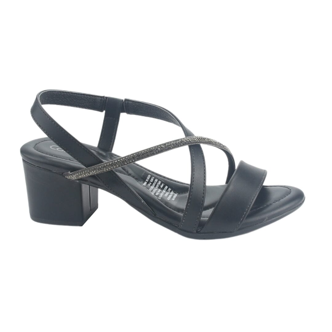 Sandalia Comfortflex Mujer 2457404 Negro Casual Sandalias Comfortflex 