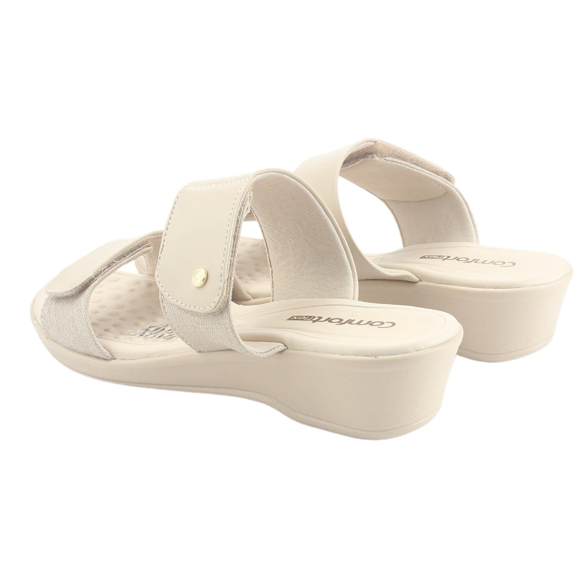 Sandalia Comfortflex Mujer 2472402 Beige Casual Sandalias Comfortflex 