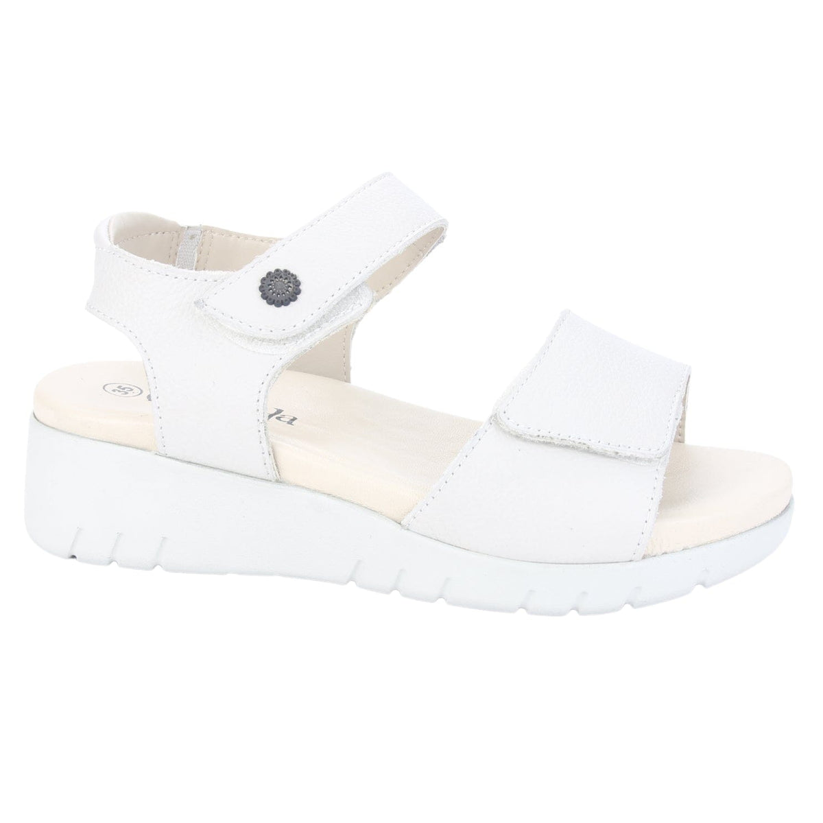 Sandalia de Cuero Chalada Mujer Raisa-2 Blanco Casual Sandalias Chalada 