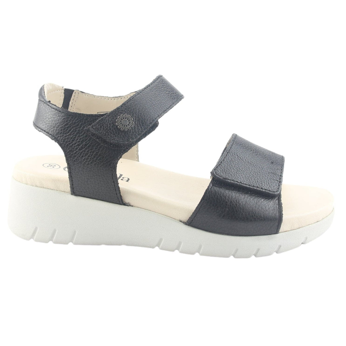 Sandalia de Cuero Chalada Mujer Raisa-2 Negro Casual Sandalias Chalada 